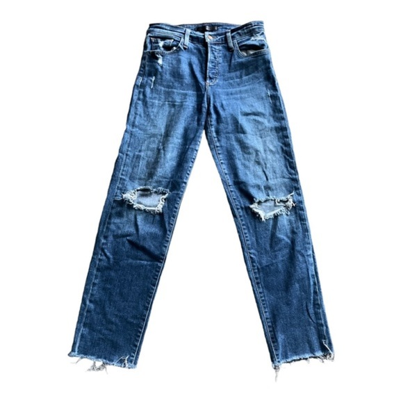 Joe's Jeans The Niki Boyfriend Jeans with Raw Hem Size 25 - Picture 4 of 16
